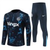 Tréninkový Mikina Chelsea Čtvrt Zip Navy 2024-25